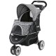 Innopet Allure Onyx Dog Pram - Stylish Cat Buggy - 360° Swivel Wheel - Storage Basket - Compact Foldable Pet Buggy Innopet Allure Onyx Dog Pram - Stylish Cat Buggy - 360° Swivel Wheel - Storage Basket - Compact Foldable Pet Buggy