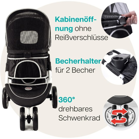 Innopet, Free Rain And Wind Cover, Monaco Stroller, Non Zipp Mesh Front Window Stroller Innopet, Free Rain And Wind Cover, Monaco Stroller, Non Zipp Mesh Front Window Stroller
