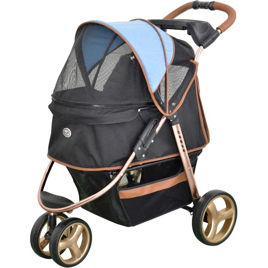 Innopet Pet Stroller,ips-065/G Urban Gold, Dog Carrier, Trolley, Comfort EFA Buggy. Foldable pet buggy, pushchair, pram for dogs and cats Innopet Pet Stroller,ips-065/G Urban Gold, Dog Carrier, Trolley, Comfort EFA Buggy. Foldable pet buggy, pushchair, pram for dogs and cats