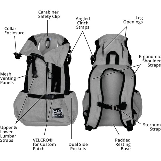 K9 Sport Sack | Dog Carrier Bag for Small and Medium Animals | Forward-facing Adjustable Dog Backpack | Fully Ventilated | Veterinary Approved, large K9 Sport Sack | Dog Carrier Bag for Small and Medium Animals | Forward-facing Adjustable Dog Backpack | Fully Ventilated | Veterinary Approved, large