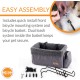 K&H Pet Products Bicycle Basket for Dogs, Universal Fit for Cats, Dogs, Pets, Bicycle Basket with Front Wheel Mount Included, Washable Lining, Strong Metal Basket, 2 K&H Pet Products Bicycle Basket for Dogs, Universal Fit for Cats, Dogs, Pets, Bicycle Basket with Front Wheel Mount Included, Washable Lining, Strong Metal Basket, 2