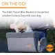 K&H Pet Products Bicycle Basket for Dogs, Universal Fit for Cats, Dogs, Pets, Bicycle Basket with Front Wheel Mount Included, Washable Lining, Strong Metal Basket, 2 K&H Pet Products Bicycle Basket for Dogs, Universal Fit for Cats, Dogs, Pets, Bicycle Basket with Front Wheel Mount Included, Washable Lining, Strong Metal Basket, 2