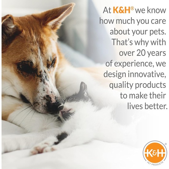 K&H Pet Products Bicycle Basket for Dogs, Universal Fit for Cats, Dogs, Pets, Bicycle Basket with Front Wheel Mount Included, Washable Lining, Strong Metal Basket, 2 K&H Pet Products Bicycle Basket for Dogs, Universal Fit for Cats, Dogs, Pets, Bicycle Basket with Front Wheel Mount Included, Washable Lining, Strong Metal Basket, 2