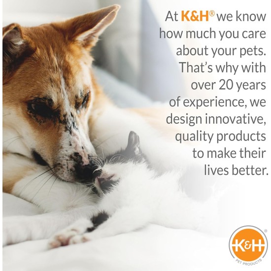 K&H Pet Products Bicycle Basket for Dogs, Universal Fit for Cats, Dogs, Pets, Bicycle Basket with Front Wheel Mount Included, Washable Lining, Strong Metal Basket, 2 K&H Pet Products Bicycle Basket for Dogs, Universal Fit for Cats, Dogs, Pets, Bicycle Basket with Front Wheel Mount Included, Washable Lining, Strong Metal Basket, 2