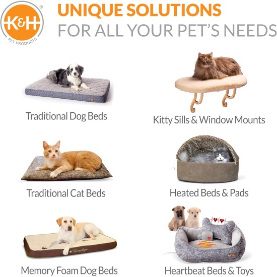 K&H Pet Products Bicycle Basket for Dogs, Universal Fit for Cats, Dogs, Pets, Bicycle Basket with Front Wheel Mount Included, Washable Lining, Strong Metal Basket, 2 K&H Pet Products Bicycle Basket for Dogs, Universal Fit for Cats, Dogs, Pets, Bicycle Basket with Front Wheel Mount Included, Washable Lining, Strong Metal Basket, 2