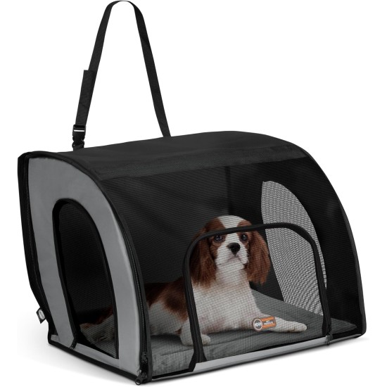 K&H Pet Products Travel Safety Pet Carrier Medium Gray 24" x 19" x 17" K&H Pet Products Travel Safety Pet Carrier Medium Gray 24" x 19" x 17"