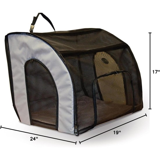 K&H Pet Products Travel Safety Pet Carrier Medium Gray 24" x 19" x 17" K&H Pet Products Travel Safety Pet Carrier Medium Gray 24" x 19" x 17"