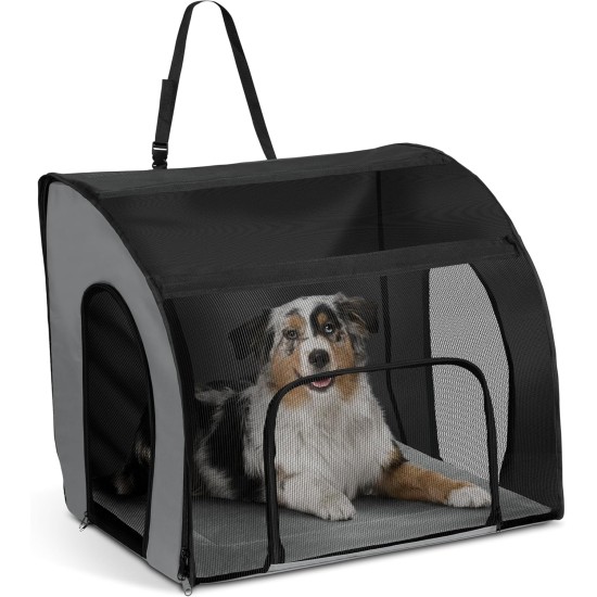 K&H Pet Products Travel Safety Pet Carrier Medium Gray 24" x 19" x 17" K&H Pet Products Travel Safety Pet Carrier Medium Gray 24" x 19" x 17"