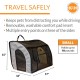 K&H Pet Products Travel Safety Pet Carrier Medium Gray 24" x 19" x 17" K&H Pet Products Travel Safety Pet Carrier Medium Gray 24" x 19" x 17"