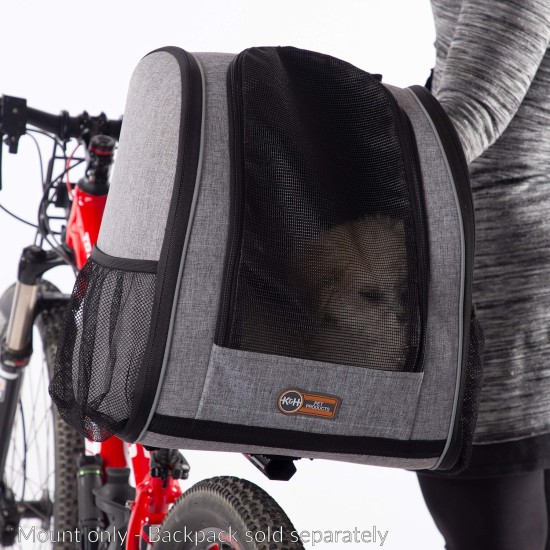K&H Pet Products Universal Rear Bicycle Carrier for Cat and Dog Bicycle Basket and Backpack Black Universal Fit K&H Pet Products Universal Rear Bicycle Carrier for Cat and Dog Bicycle Basket and Backpack Black Universal Fit