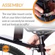 K&H Pet Products Universal Rear Bicycle Carrier for Cat and Dog Bicycle Basket and Backpack Black Universal Fit K&H Pet Products Universal Rear Bicycle Carrier for Cat and Dog Bicycle Basket and Backpack Black Universal Fit