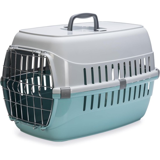 Karlie Eco Tourist 2 Transport Box, 56 x 36 x 36 cm, Aquamarine