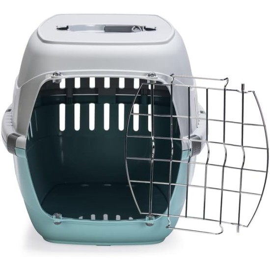 Karlie Eco Tourist 2 Transport Box, 56 x 36 x 36 cm, Aquamarine Karlie Eco Tourist 2 Transport Box, 56 x 36 x 36 cm, Aquamarine