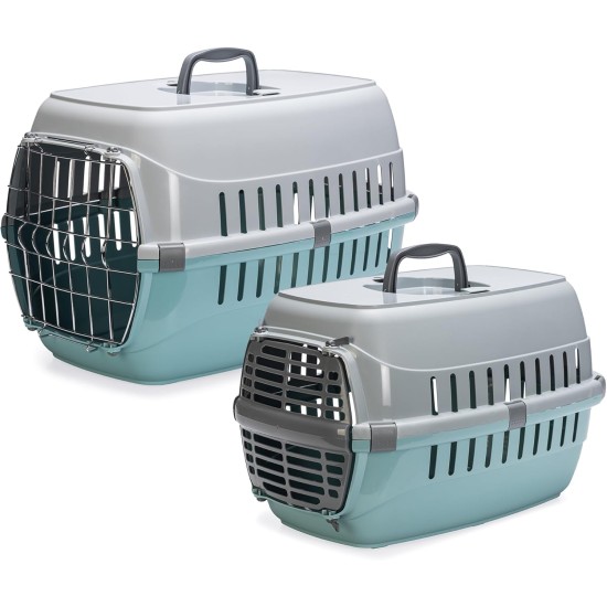 Karlie Eco Tourist 2 Transport Box, 56 x 36 x 36 cm, Aquamarine Karlie Eco Tourist 2 Transport Box, 56 x 36 x 36 cm, Aquamarine