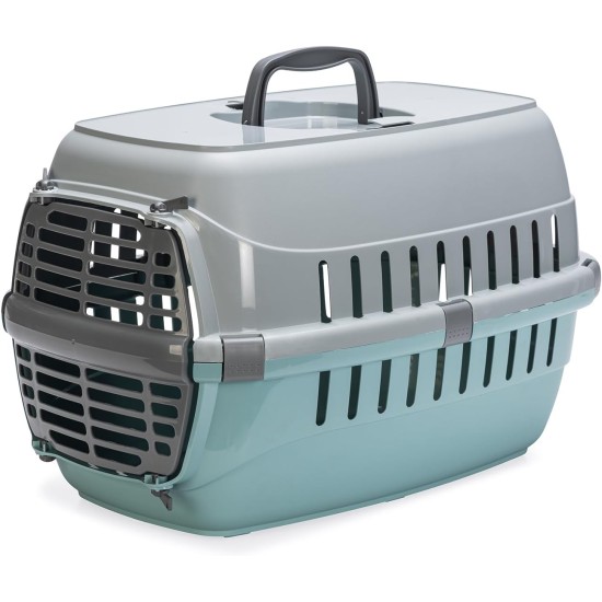 Karlie Eco Tourist 2 Transport Box, 56 x 36 x 36 cm, Aquamarine Karlie Eco Tourist 2 Transport Box, 56 x 36 x 36 cm, Aquamarine