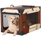 Karlie smart top deluxe dog transport box, Beige / Brown Karlie smart top deluxe dog transport box, Beige / Brown