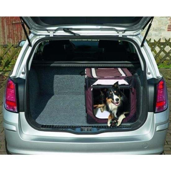 Karlie smart top deluxe dog transport box, Beige / Brown Karlie smart top deluxe dog transport box, Beige / Brown