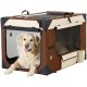 Karlie smart top deluxe dog transport box, Beige / Brown Karlie smart top deluxe dog transport box, Beige / Brown