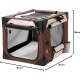Karlie smart top deluxe dog transport box, Beige / Brown Karlie smart top deluxe dog transport box, Beige / Brown