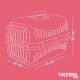 Kerbl Expedion 81346 Pet Transport Box / 45 x 30 x 30 cm / with Plastic Kerbl Expedion 81346 Pet Transport Box / 45 x 30 x 30 cm / with Plastic