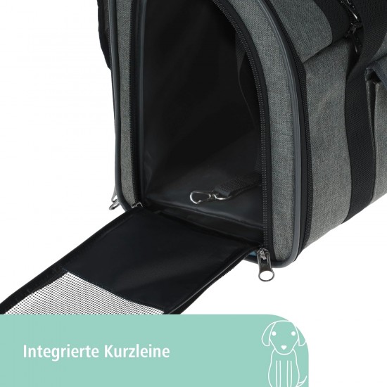 Kerbl Pet Vacation Dog Backpack 43 x 24 x 30 cm, Grey/Blue Kerbl Pet Vacation Dog Backpack 43 x 24 x 30 cm, Grey/Blue