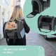 Kerbl Pet Vacation Dog Backpack 43 x 24 x 30 cm, Grey/Blue Kerbl Pet Vacation Dog Backpack 43 x 24 x 30 cm, Grey/Blue