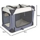 Kerbl Travel Box Journey, 70 x 52 x 52 cm, Grey/Beige Kerbl Travel Box Journey, 70 x 52 x 52 cm, Grey/Beige