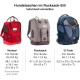 Kurgo G-Train backpack with integrated dog compartment, waterproof base, with bottle holders, for pets up to 11 kg, red Kurgo G-Train backpack with integrated dog compartment, waterproof base, with bottle holders, for pets up to 11 kg, red