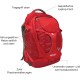 Kurgo G-Train backpack with integrated dog compartment, waterproof base, with bottle holders, for pets up to 11 kg, red Kurgo G-Train backpack with integrated dog compartment, waterproof base, with bottle holders, for pets up to 11 kg, red