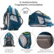 Kurgo G-Train backpack with integrated dog compartment, waterproof base, with bottle holders, for pets up to 11 kg, red Kurgo G-Train backpack with integrated dog compartment, waterproof base, with bottle holders, for pets up to 11 kg, red