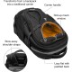 Kurgo G-Train backpack with integrated dog compartment, waterproof base, with bottle holders, for pets up to 11 kg, red Kurgo G-Train backpack with integrated dog compartment, waterproof base, with bottle holders, for pets up to 11 kg, red