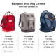 Kurgo G-Train backpack with integrated dog compartment, waterproof base, with bottle holders, for pets up to 11 kg, red Kurgo G-Train backpack with integrated dog compartment, waterproof base, with bottle holders, for pets up to 11 kg, red