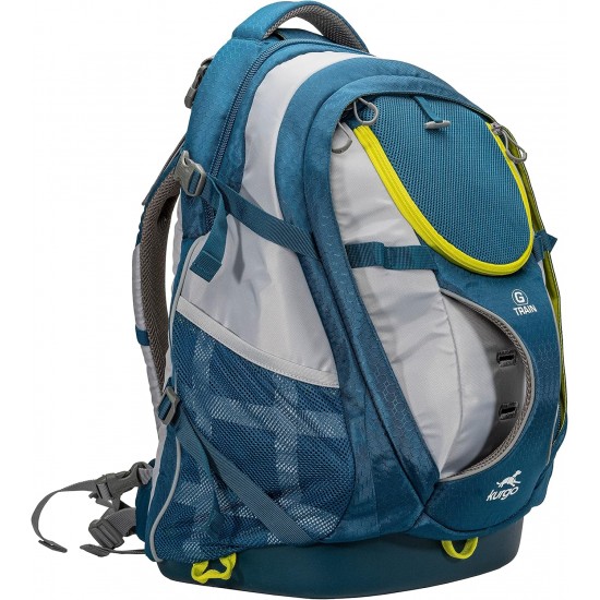 Kurgo G-Train dog backpack, with integrated pet compartment, waterproof base, for pets up to 11 kg, navy blue Kurgo G-Train dog backpack, with integrated pet compartment, waterproof base, for pets up to 11 kg, navy blue