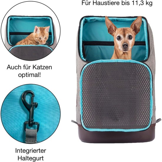 Kurgo K9 Dog Backpack for Dogs up to 11 kg, Carry Bag for Dogs and Cats, Includes Laptop Compartment and iPad Compartment, Includes Bottle Opener Buckle, Waterproof Base Kurgo K9 Dog Backpack for Dogs up to 11 kg, Carry Bag for Dogs and Cats, Includes Laptop Compartment and iPad Compartment, Includes Bottle Opener Buckle, Waterproof Base