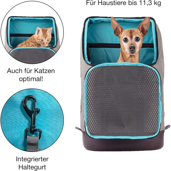 Kurgo K9 Dog Backpack for Dogs up to 11 kg, Carry Bag for Dogs and Cats, Includes Laptop Compartment and iPad Compartment, Includes Bottle Opener Buckle, Waterproof Base Kurgo K9 Dog Backpack for Dogs up to 11 kg, Carry Bag for Dogs and Cats, Includes Laptop Compartment and iPad Compartment, Includes Bottle Opener Buckle, Waterproof Base