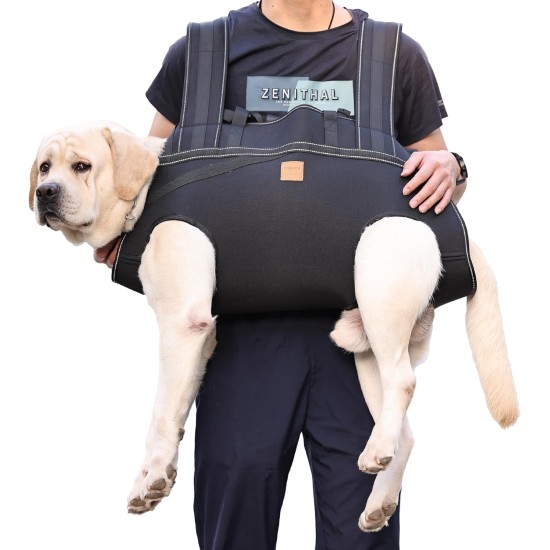 Large Dog Carrier, Dog Backpack, Pet Leg Support, Dog Harness, Dog Carrier for Elderly Dogs, Joint Injuries, Arthritis, Up and Down Stairs, Paralysis, XXXL for