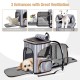 Lekereise Cat Backpack Expandable Pet Carrier Backpack for Small Cats and Dogs, Airline Approved, Foldable Dog Carrier Backpack with Inner Safety Leash, Grey Lekereise Cat Backpack Expandable Pet Carrier Backpack for Small Cats and Dogs, Airline Approved, Foldable Dog Carrier Backpack with Inner Safety Leash, Grey