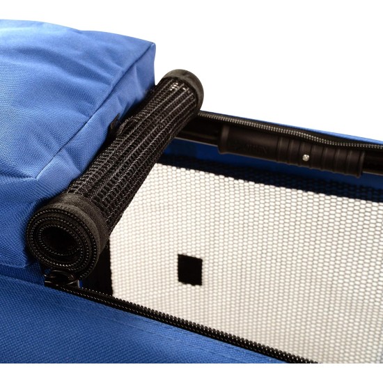 Lightweight Fabric Pet Carrier Crate with Fleece Mat and Food Bag - Large (70 x 52 x 52 cm), Black Lightweight Fabric Pet Carrier Crate with Fleece Mat and Food Bag - Large (70 x 52 x 52 cm), Black