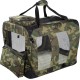 Lightweight Fabric Pet Carrier Crate with Fleece Mat and Food Bag - Large (70 x 52 x 52 cm), Black Lightweight Fabric Pet Carrier Crate with Fleece Mat and Food Bag - Large (70 x 52 x 52 cm), Black