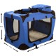 Lightweight Fabric Pet Carrier Crate with Fleece Mat and Food Bag - Large (70 x 52 x 52 cm), Black Lightweight Fabric Pet Carrier Crate with Fleece Mat and Food Bag - Large (70 x 52 x 52 cm), Black