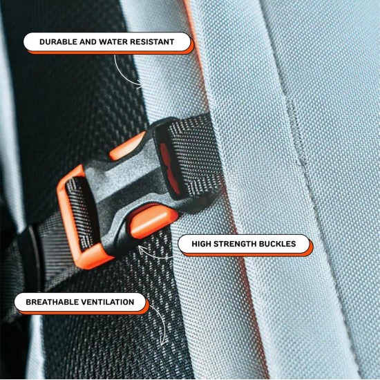 Little Chonk The Maxine One Dog Backpack - Front Safe and Comfortable Chonkcrete Grey Little Chonk The Maxine One Dog Backpack - Front Safe and Comfortable Chonkcrete Grey