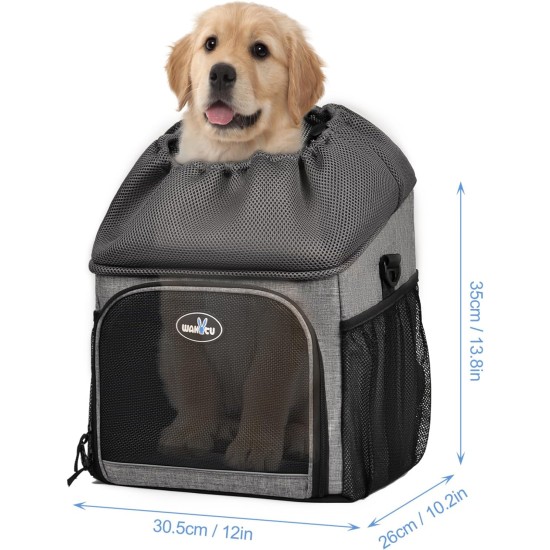 Lixada Pet Bicycle Bag for Dogs Cats Dog Bicycle Basket Carrier Foldable Removable with Breathable Mesh Window Foldable for Small Medium Dogs and Cats Lixada Pet Bicycle Bag for Dogs Cats Dog Bicycle Basket Carrier Foldable Removable with Breathable Mesh Window Foldable for Small Medium Dogs and Cats