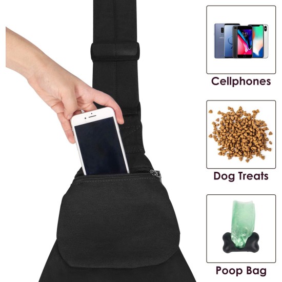 Lukovee Pet Carrier Sling Hands-Free Adjustable Padded Strap Carrier Bag Breathable Cotton Shoulder Bag Front Pocket Seat Belt for Small Dogs Cats Puppies Lukovee Pet Carrier Sling Hands-Free Adjustable Padded Strap Carrier Bag Breathable Cotton Shoulder Bag Front Pocket Seat Belt for Small Dogs Cats Puppies