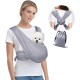 Lyneun Dog Carrier Bag, Soft Hands-Free Dog Bag, Sling for Dogs, Front Package with Adjustable Strap, Flexible Dog Sling for Dogs, Cats (Grey) Lyneun Dog Carrier Bag, Soft Hands-Free Dog Bag, Sling for Dogs, Front Package with Adjustable Strap, Flexible Dog Sling for Dogs, Cats (Grey)
