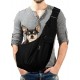 Lyneun Dog Carrier Bag for Pets, Adjustable Shoulder Bag, Transport Bag for Pets, Breathable Transport Bag for Cats and Dogs, Suitable for Walking and Outdoor Activities and Excursions
