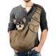 Lyneun Dog Carrier Bag for Pets, Adjustable Shoulder Bag, Transport Bag for Pets, Breathable Transport Bag for Cats and Dogs, Suitable for Walking and Outdoor Activities and Excursions