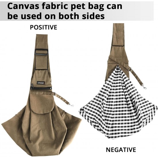Lyneun Dog Carrier Bag for Pets, Adjustable Shoulder Bag, Transport Bag for Pets, Breathable Transport Bag for Cats and Dogs, Suitable for Walking and Outdoor Activities and Excursions Lyneun Dog Carrier Bag for Pets, Adjustable Shoulder Bag, Transport Bag for Pets, Breathable Transport Bag for Cats and Dogs, Suitable for Walking and Outdoor Activities and Excursions