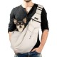 Lyneun Dog Carrier Bag for Pets, Adjustable Shoulder Bag, Transport Bag for Pets, Breathable Transport Bag for Cats and Dogs, Suitable for Walking and Outdoor Activities and Excursions