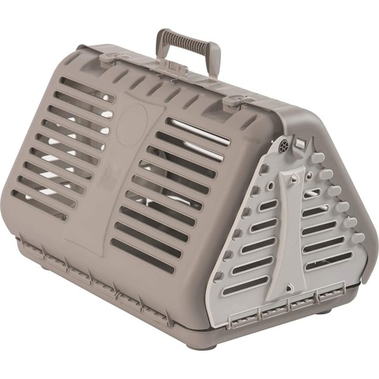 M-PETS Caisse de transport pliable - Cappuccino - Pour chat et petit chien M-PETS Caisse de transport pliable - Cappuccino - Pour chat et petit chien
