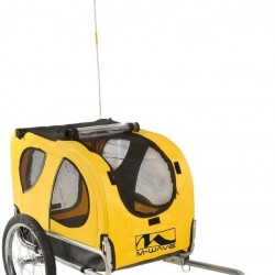 M Wave Pet Bicycle Trailer - Yellow M Wave Pet Bicycle Trailer - Yellow
